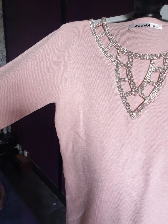 Body rose col strass👌 - photo numéro 3