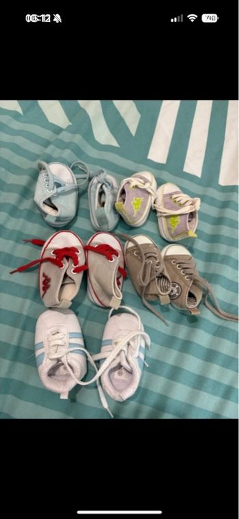Lot 5 paires de basket