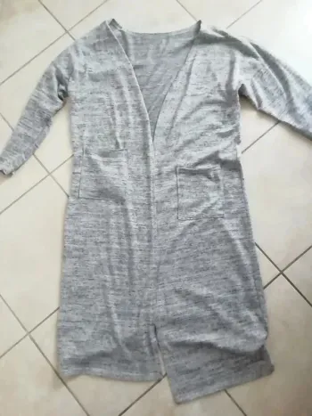 Gilet long ouvert idéal L.
