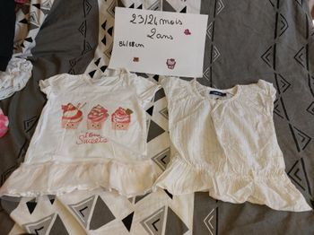Lot de 4 T-shirts 24 mois