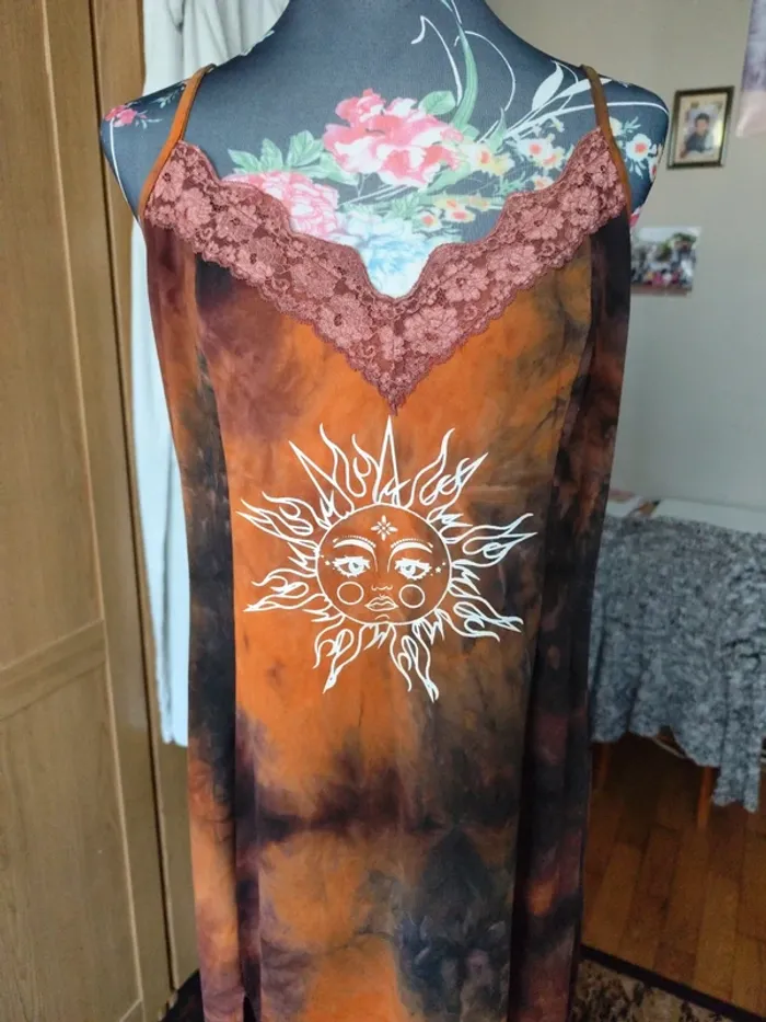 Robe longue fendu Ty die - photo numéro 2