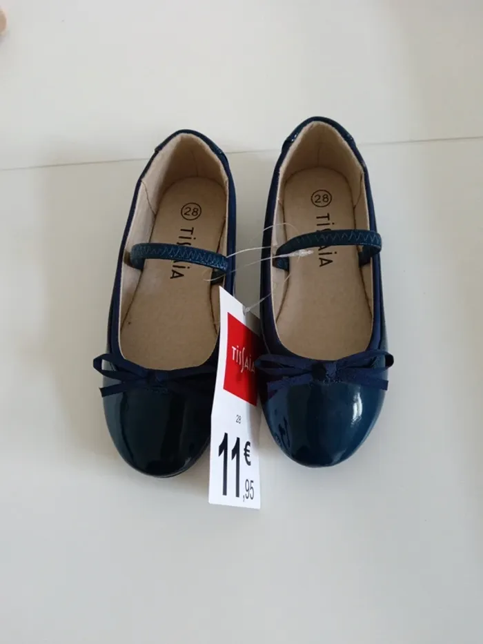 Ballerines vernies bleu marine Tissaia Taille 28 - photo numéro 6