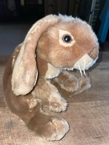 Lapin en peluche