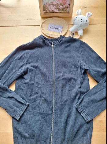 Gilet zippé pour garçon taille 10 ans marque H&M très bon état