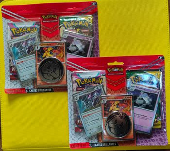 Deux duopack pokémon évolution céleste et évolution a paldea