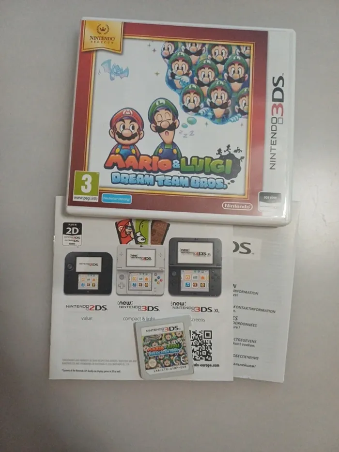 Marion& Luigi Dream Team Bros Nintendo 3DS
