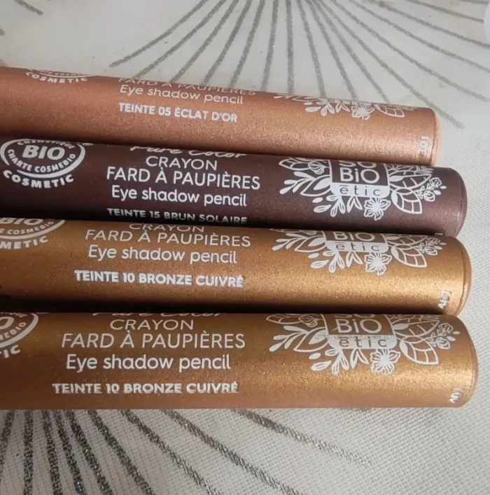 Lot 4 crayons fard à paupières bio - photo numéro 2