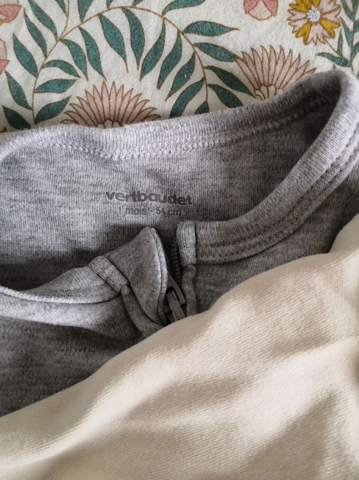 Lot 2 pyjamas coton 1mois - photo numéro 2