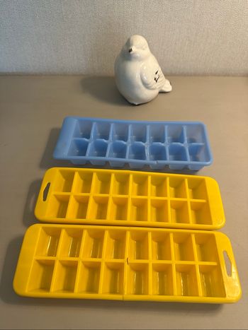 Lot de 5 bacs à glaçons