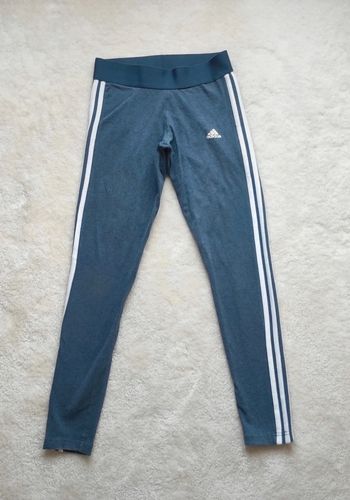 Legging de sport bleu Adidas taille S