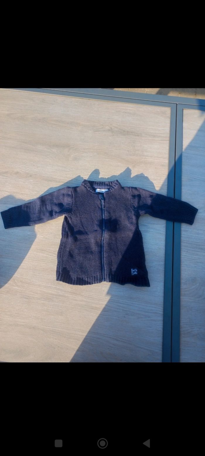 Gilet garçon 12 mois