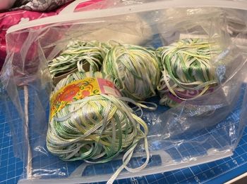 Lot laines en tissu