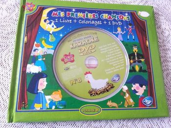 1 Livre+coloriages +1DVD Mes premières chansons