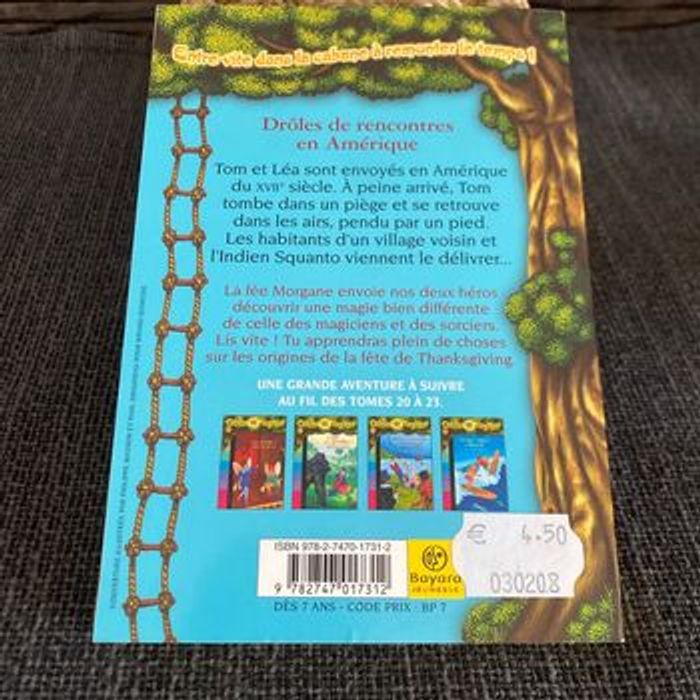 Livre de poche la cabane magique 22 drôles de rencontres en Amérique - photo numéro 2