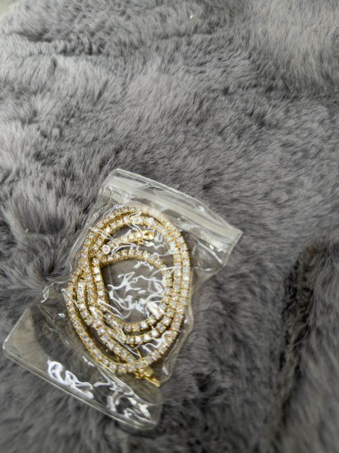 Collier dimante tennis chain - photo numéro 2