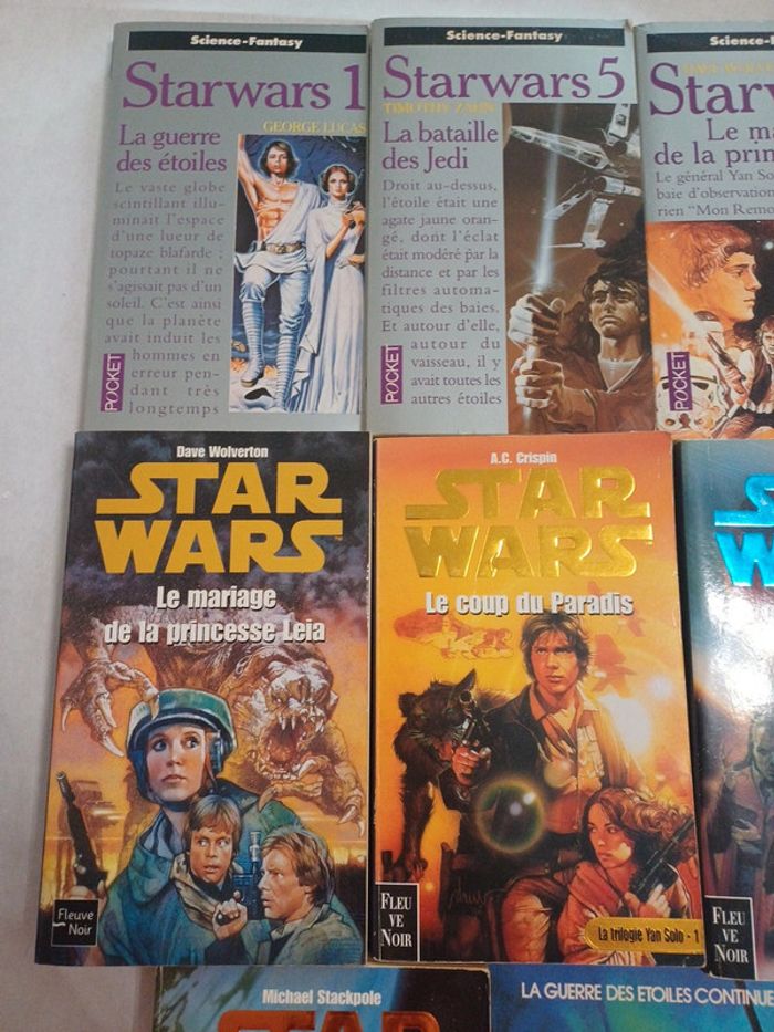 Lot 7 Livres Star Wars - Pocket - Fleuve Noir - photo numéro 2