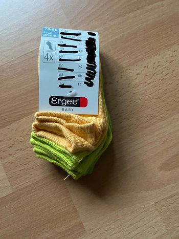 Lot de 4 paires de chaussettes Ergee Taille 74/80