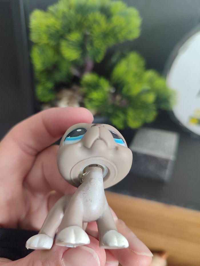 My Littlest Petshop Pet Shop LPS Authentic Authentique dog Great Dane 184 Blue - photo numéro 9