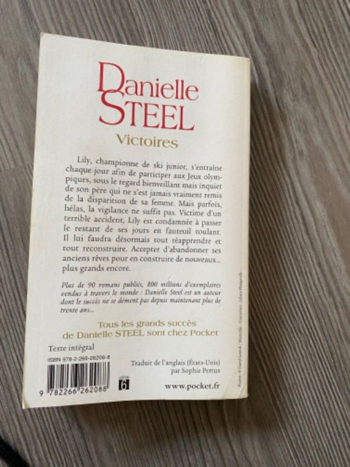Livre « victoires » Danielle Steel