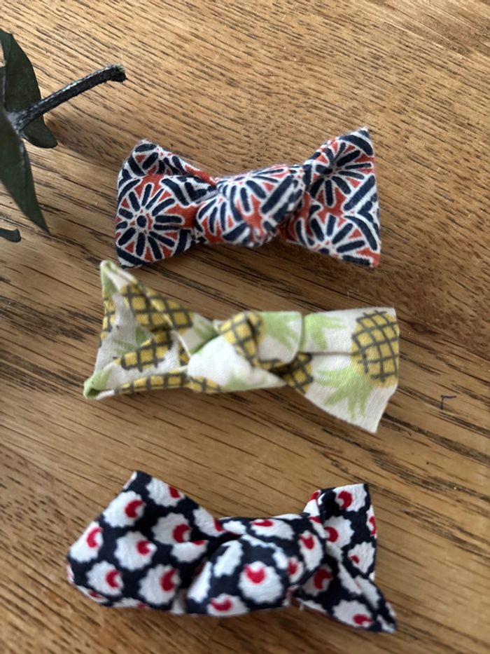 Lot pince noeud tissu - photo numéro 4