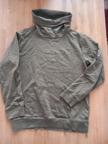 Sweat kaki col montant – Biog by Gémo – Taille 14 ans