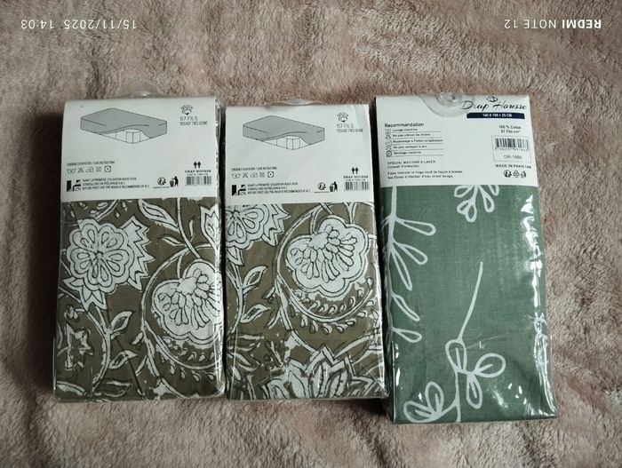 Draps housse neuf - photo numéro 4