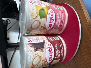 Lot de 2 boîtes céréales Babybio