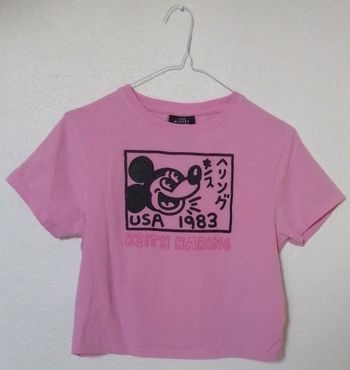 T-shirt crop top Disney Mickey