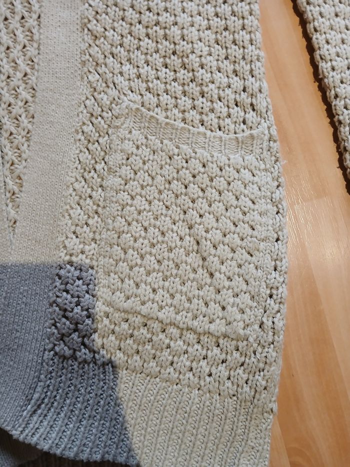 Gilet semi/longu femme taille - photo numéro 2