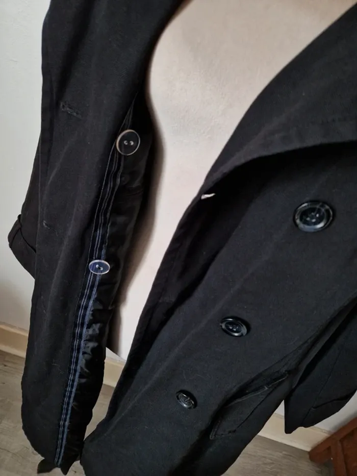 Manteau trench noir femme c&a taille 48 - photo numéro 6