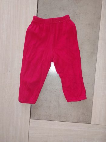 Pantalon rouge / Jumbo / 12 mois