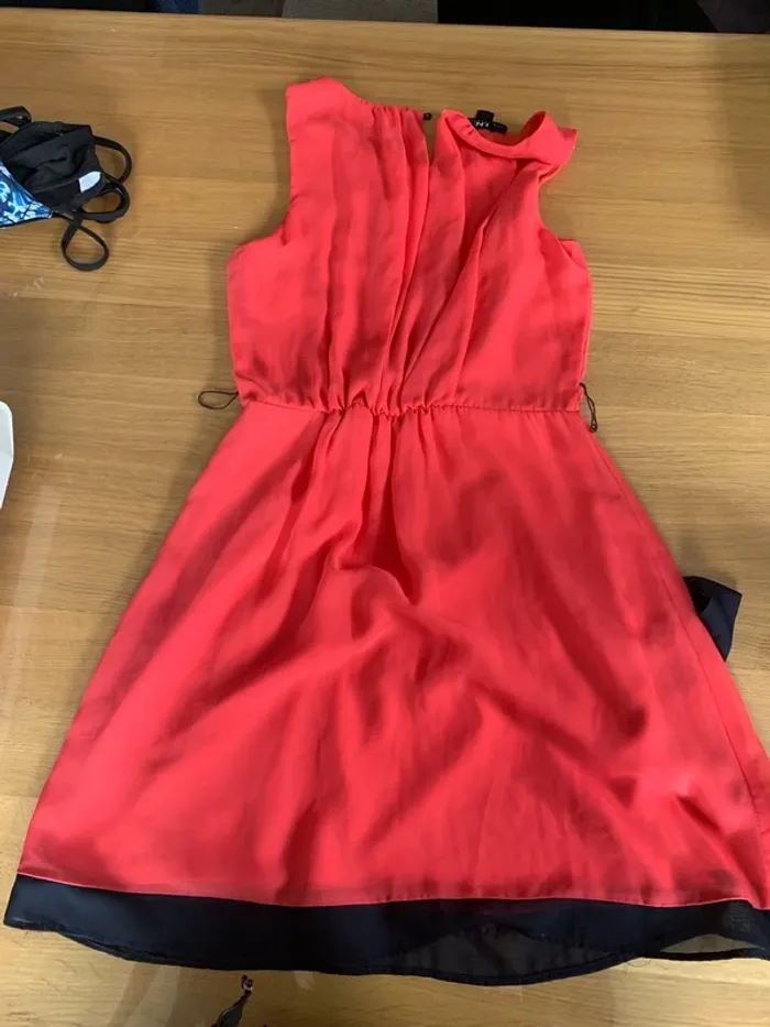 Robe voile corail - photo numéro 5
