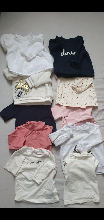 Lot vêtements bébé fille taille 6mois