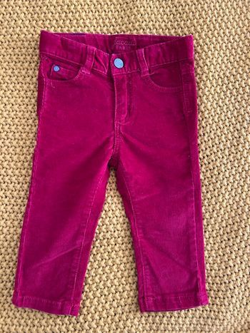 Pantalon Jacadi NEUF - Velours Côtelé  - 12 mois (74 cm)