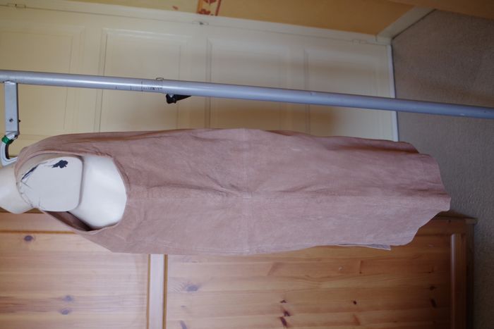 Mango - Robe en  cuir Suédé  - Taille 38 - photo numéro 3