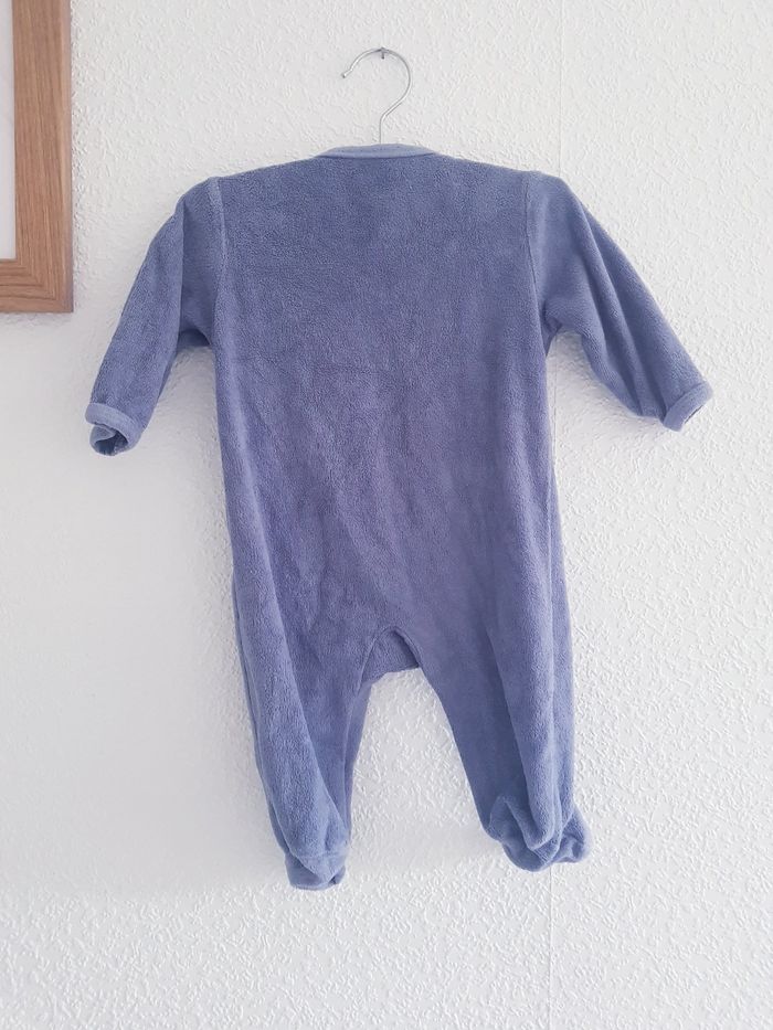 Kiabi - Grenouillère / pyjama une pièce / dors bien en velours - photo numéro 3