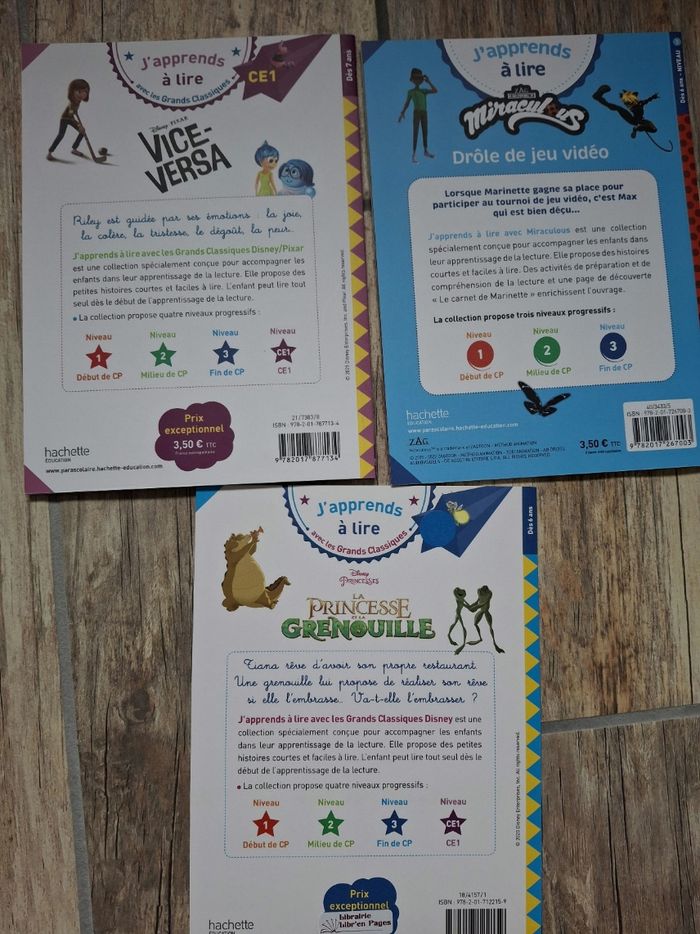 Lot de 3 livres j'apprends à lire - photo numéro 5