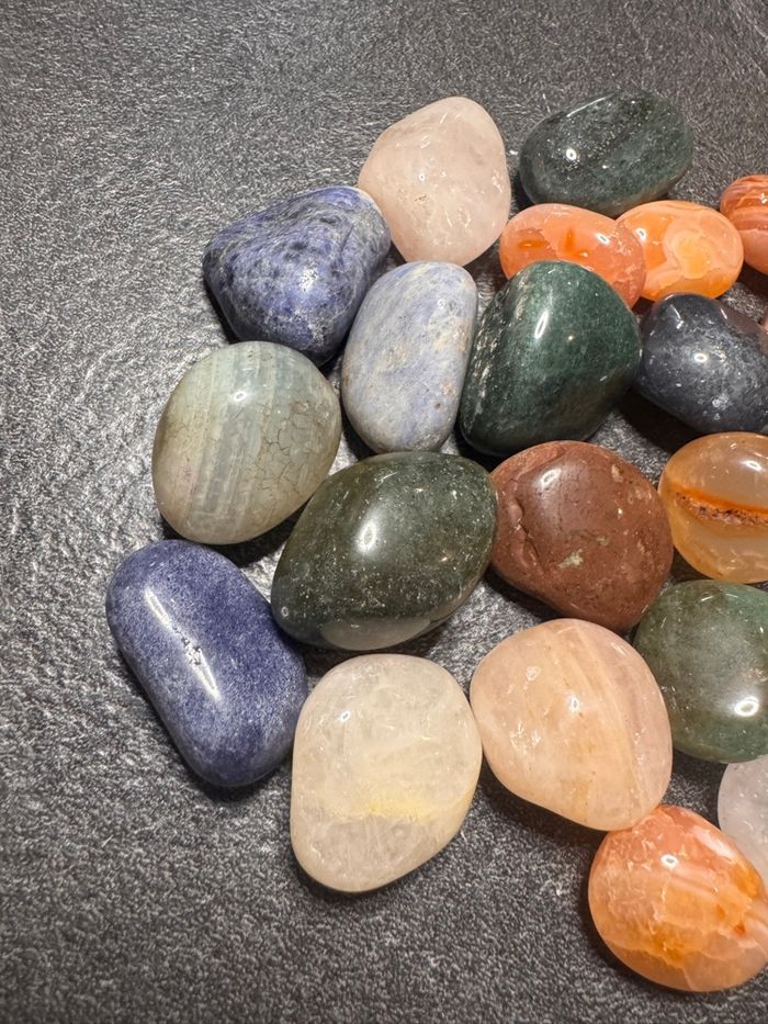 Lot de 220 g de Pierres Naturelles Polies – Parfait pour la lithothérapie ou la décoration - photo numéro 7