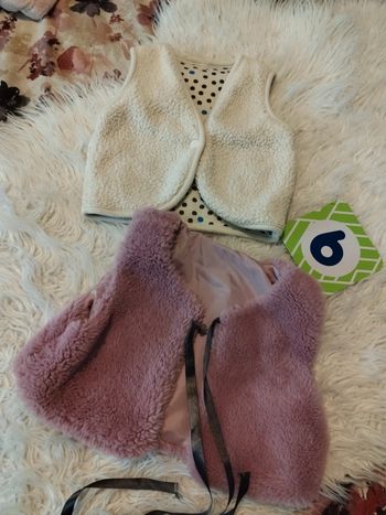 Lot de 2 doudoune sans manche