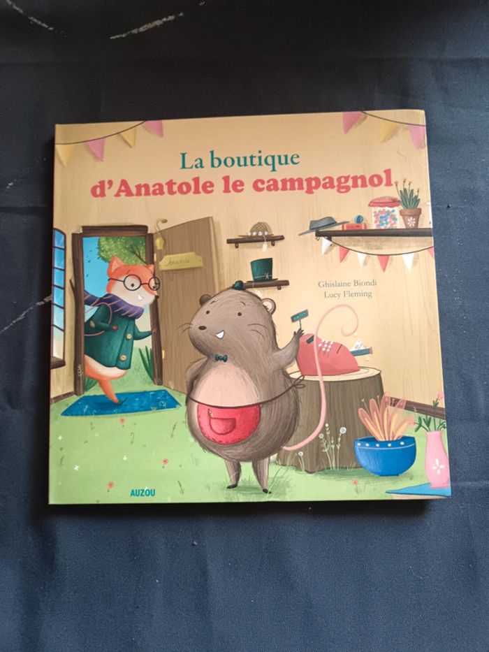 Livre la boutique d'Anatole le campagnol