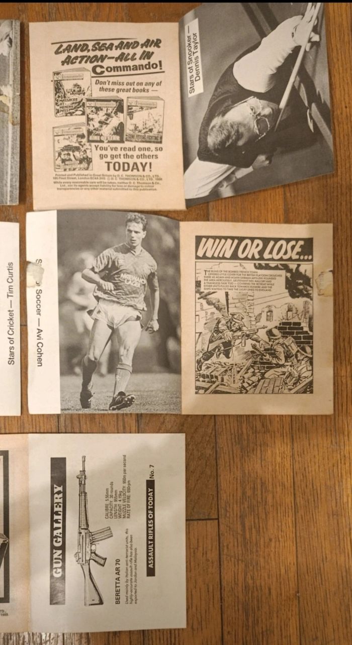 Lot de 8 petits livres bd Commando War stories in pictures années 80 vintage - photo numéro 5