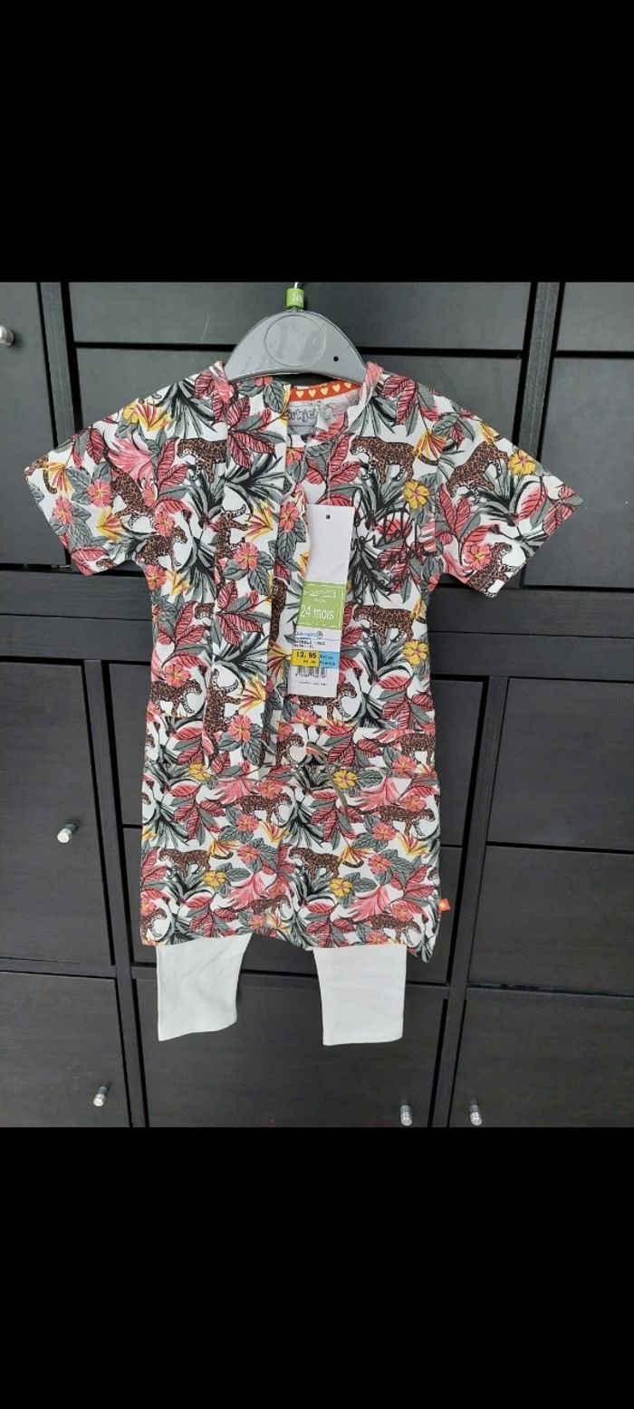 Ensemble 2 pièces fille 2 ans