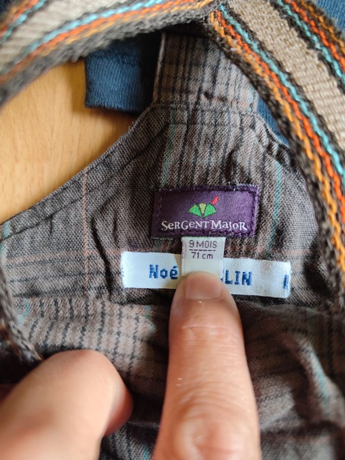 Lot salopette Sergent Major + pull Bout'chou + t-shirt manches longues et col roulé Kitchoun - photo numéro 6