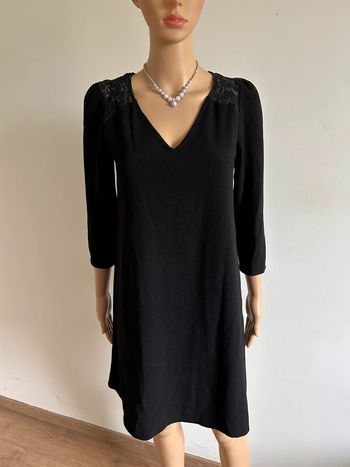 Robe noire avec dentelle Morgan taille 36 excellent état