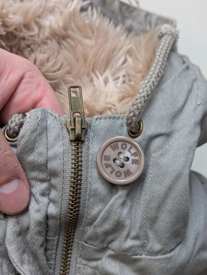 Veste sans manches Tom Wolfe doublée fourrure - Taille 14 - photo numéro 10
