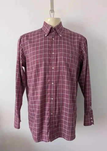 Chemise à carreaux vintage - Lacoste - taille L