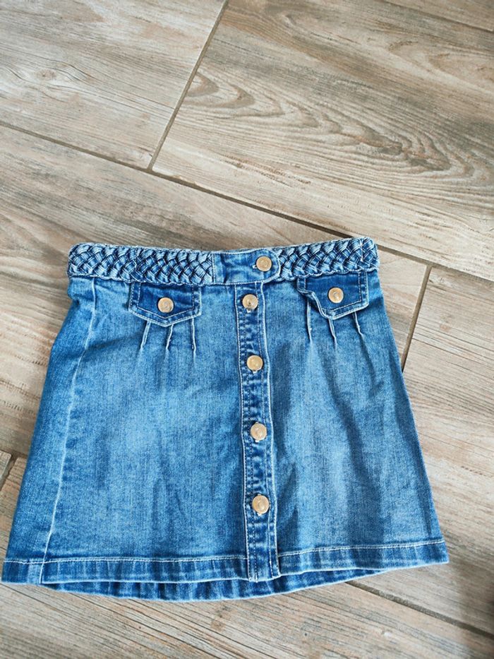 Jupe en jeans bleu Chloé Taille 130