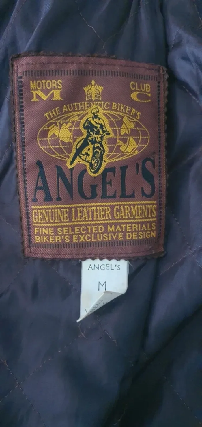 Manteau cuir moto Angel's M - photo numéro 8