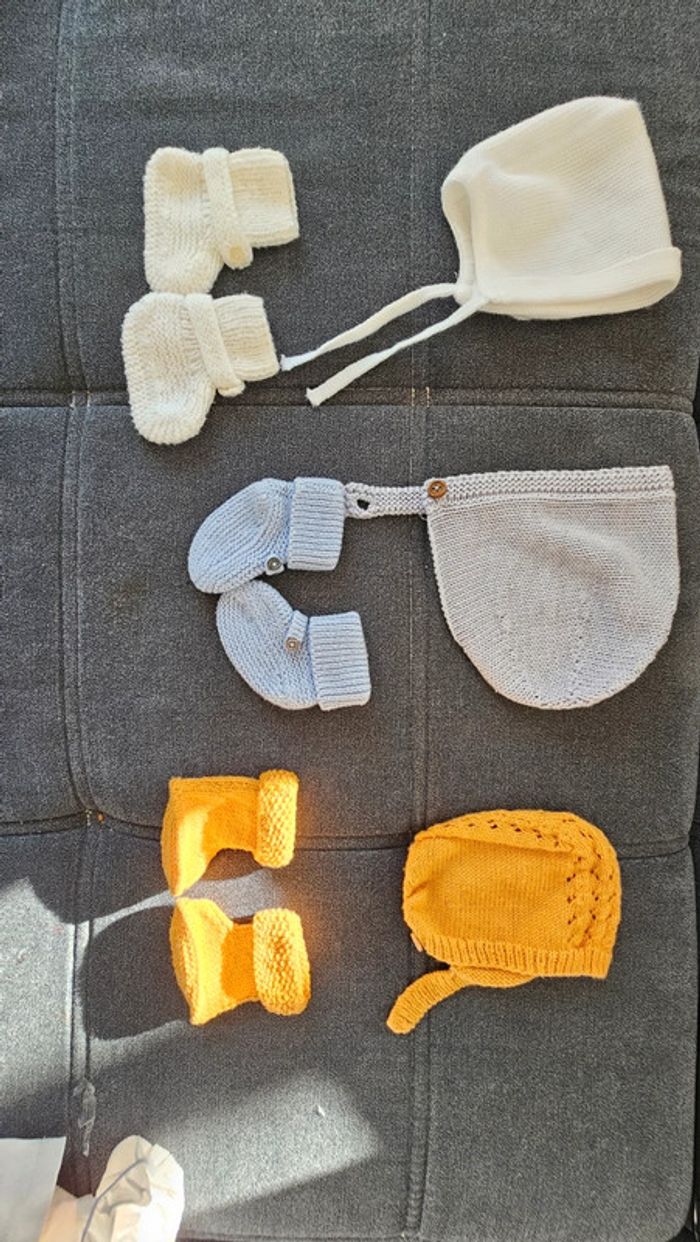 Lot béguins + chaussons