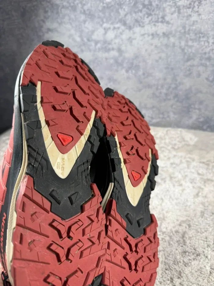 Salomon XA Pro 3D V9 Gore-Tex - Black & Beige & Corail - photo numéro 10